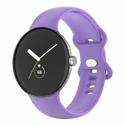 Силиконовый ремешок для Google Pixel Watch - Size Large (фиолетовый)