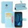 Чехол с визитницей для HTC One X10 (голубой)