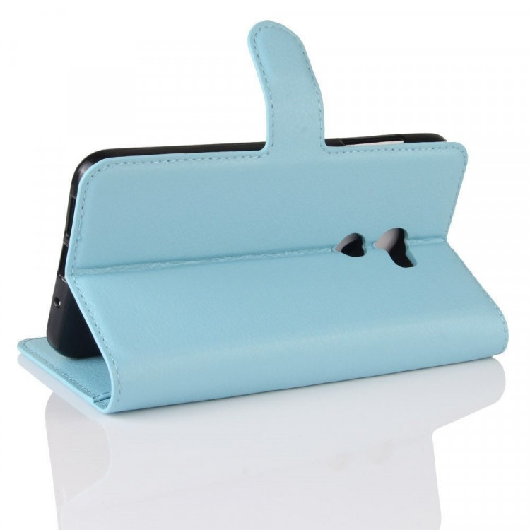 Чехол с визитницей для HTC One X10 (голубой)