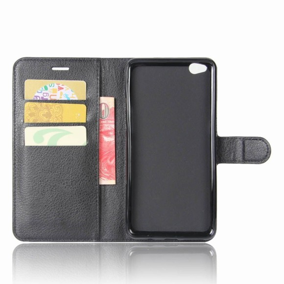 Чехол с визитницей для ZTE Nubia N2 (черный)