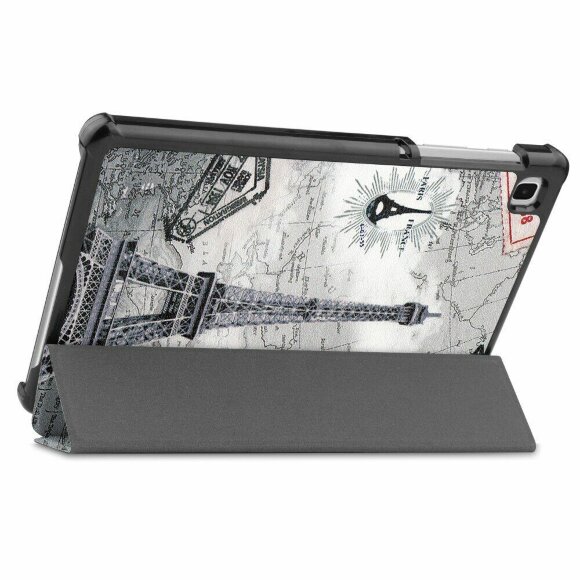 Чехол Smart Case для Samsung Galaxy Tab A7 Lite SM-T220 / SM-T225 (Эйфелева башня)