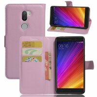Чехол с визитницей для Xiaomi Mi5S Plus (розовый)