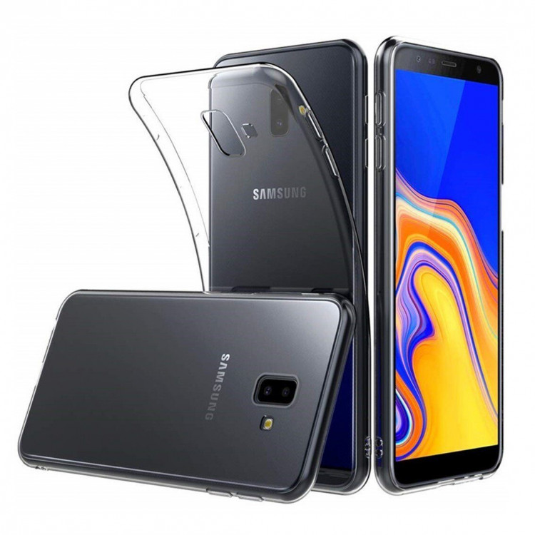 Силиконовый TPU чехол для Samsung Galaxy J6+ (Plus)