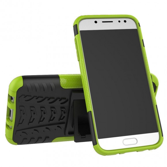 Чехол Hybrid Armor для Samsung Galaxy J5 2017 (черный + зеленый) Чехол Hybrid Armor для Samsung Galaxy J5 2017 (черный + зеленый)
