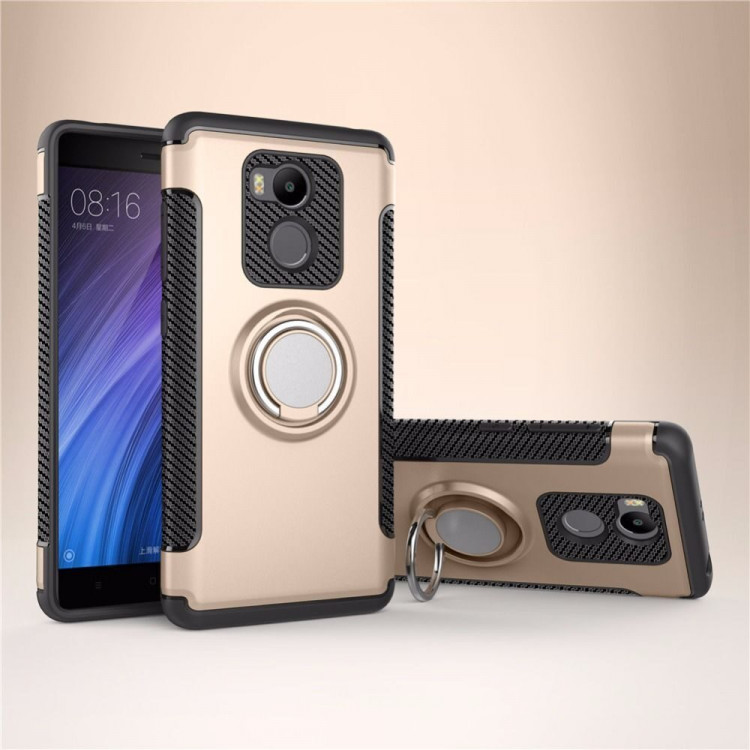 Чехол Hybrid Kickstand для Xiaomi Redmi 4 Pro / 4 Prime (золотой)