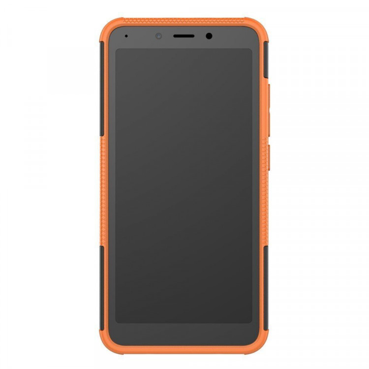 Чехол Hybrid Armor для Xiaomi Redmi 6 (черный + оранжевый)