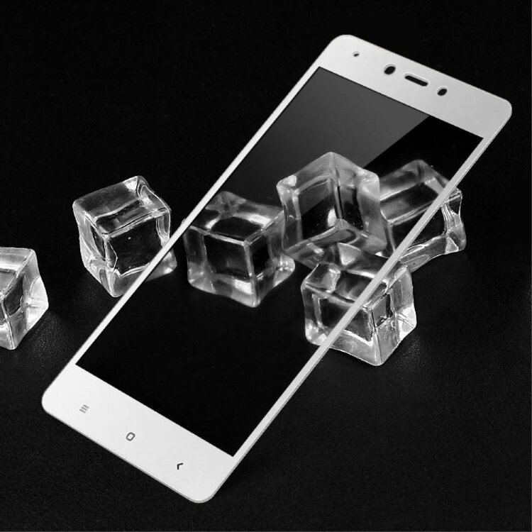Защитное стекло 3D для Xiaomi Redmi Note 4X (белый)