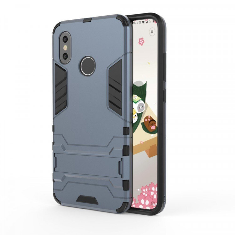 Чехол Duty Armor для Xiaomi Mi 8 (темно-синий)