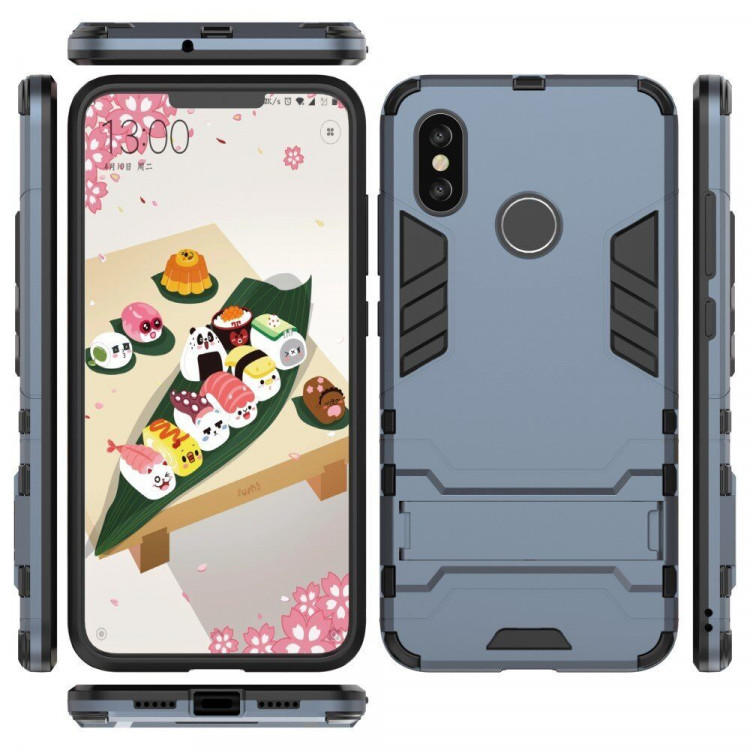 Чехол Duty Armor для Xiaomi Mi 8 (темно-синий)