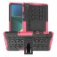 Чехол Hybrid Armor для Xiaomi Pad 5 / Pad 5 Pro (черный + розовый)