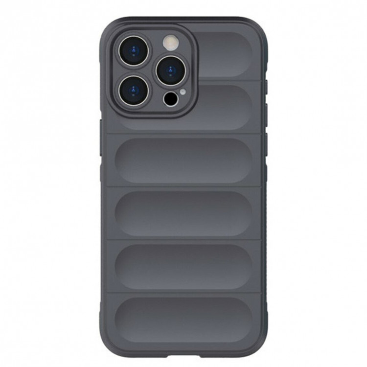 Чехол Magic Shield для iPhone 15 Pro (темно-серый)