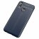Чехол-накладка Litchi Grain для Samsung Galaxy A10s (темно-синий)