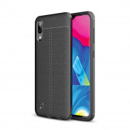 Чехол-накладка Litchi Grain для Samsung Galaxy M10 (черный) Чехол-накладка Litchi Grain для Samsung Galaxy M10 (черный)
