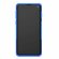 Чехол Hybrid Armor для Samsung Galaxy S10+ (Plus) (черный + голубой)