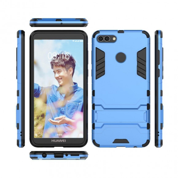 Чехол Duty Armor для Huawei Y9 (2018) / Enjoy 8 Plus  (голубой)