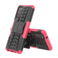 Чехол Hybrid Armor для Samsung Galaxy S20 (черный + розовый)