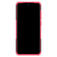 Чехол Hybrid Armor для Samsung Galaxy S20 (черный + розовый)