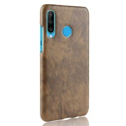 Кожаная накладка-чехол для Huawei P Smart+ (Plus) 2019 / Enjoy 9s / Honor 10i (коричневый)