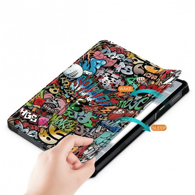 Чехол Smart Case для Xiaomi Pad 5 Pro 12.4 дюйма (Graffiti)