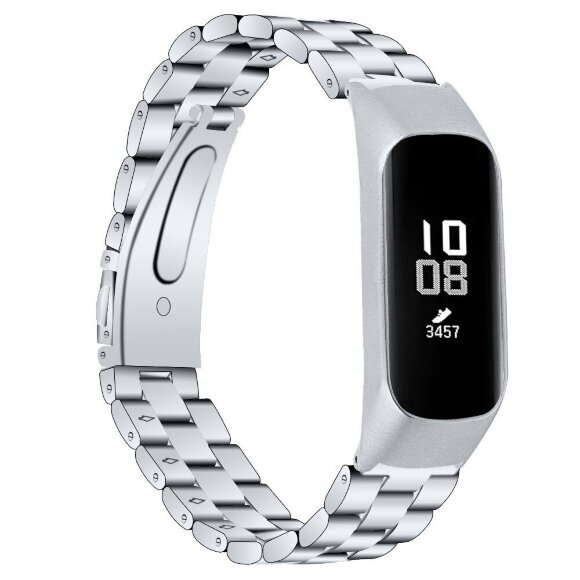 Стальной браслет для Samsung Galaxy Fit E SM-R375 (серебряный)