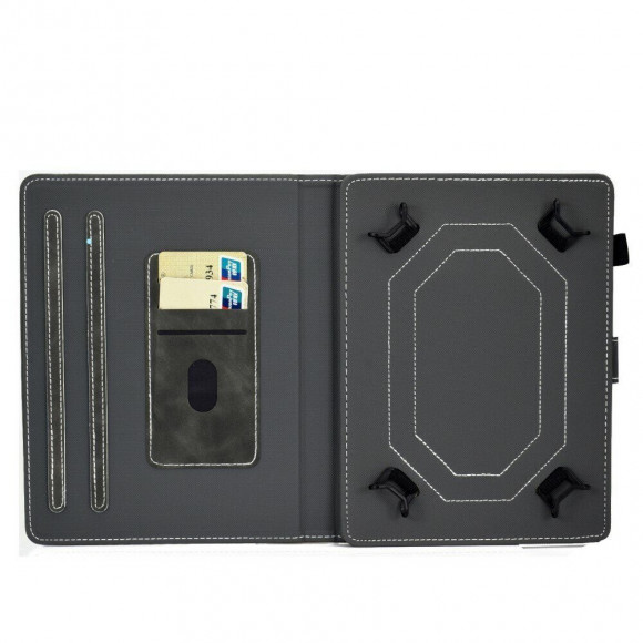 Универсальный чехол Solid Color для планшета 10 дюймов (черный)