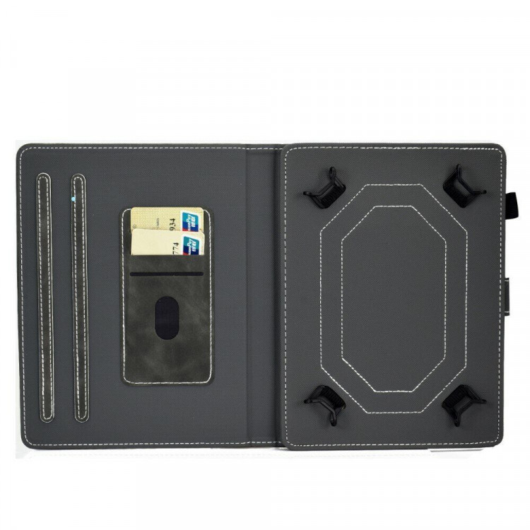 Универсальный чехол Solid Color для планшета 10 дюймов (черный)