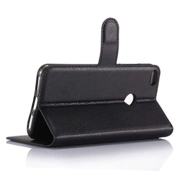 Чехол для Huawei Honor 8 lite с визитницей (черный) Чехол для Huawei Honor 8 lite с визитницей (черный)