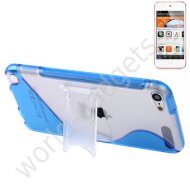 Чехол с подставкой для iPod Touch 5 (голубой)