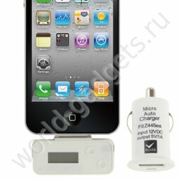 FM Трансмиттер для iPhone 3G/3GS/4/4s, iPod с зарядкой