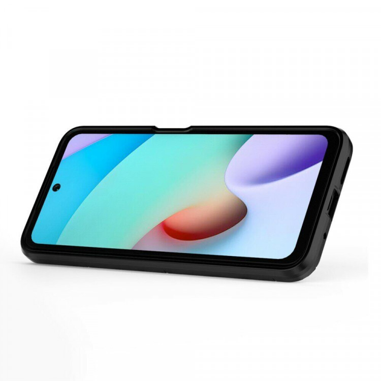 Чехол Armor Ring Holder для Xiaomi Redmi 10 / Redmi 10 2022 (черный)