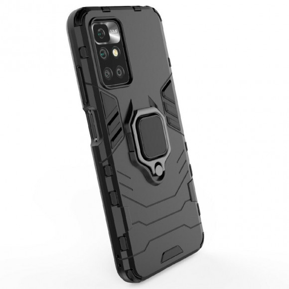 Чехол Armor Ring Holder для Xiaomi Redmi 10 / Redmi 10 2022 (черный) Чехол Armor Ring Holder для Xiaomi Redmi 10 / Redmi 10 2022 (черный)
