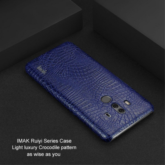 Чехол-накладка iMak Ruiyi Crocodile для Huawei Mate 10 Pro (темно-синий) Чехол-накладка iMak Ruiyi Crocodile для Huawei Mate 10 Pro (темно-синий)