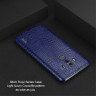 Чехол-накладка iMak Ruiyi Crocodile для Huawei Mate 10 Pro (темно-синий)