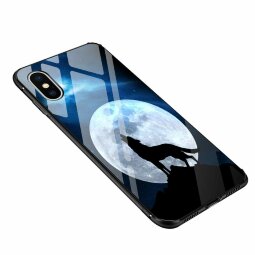 Чехол-накладка для iPhone XS Max (Night Along Wolf)