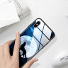 Чехол-накладка для iPhone XS Max (Night Along Wolf)
