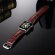 Кожаный ремешок Crocodile Texture для Apple Watch 44 и 42мм (кофе)