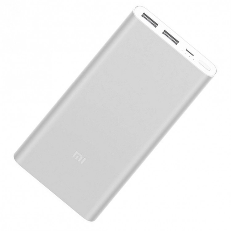 Внешний аккумулятор Power Bank Xiaomi Mi Power 2 10000 mAh (серебряный)