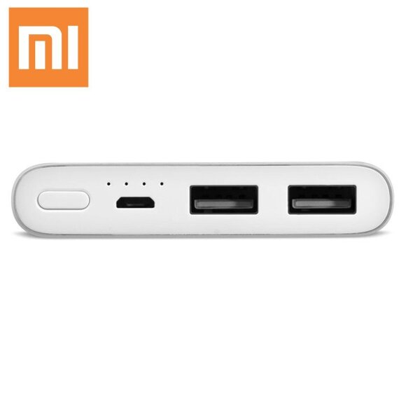 Внешний аккумулятор Power Bank Xiaomi Mi Power 2 10000 mAh (серебряный)