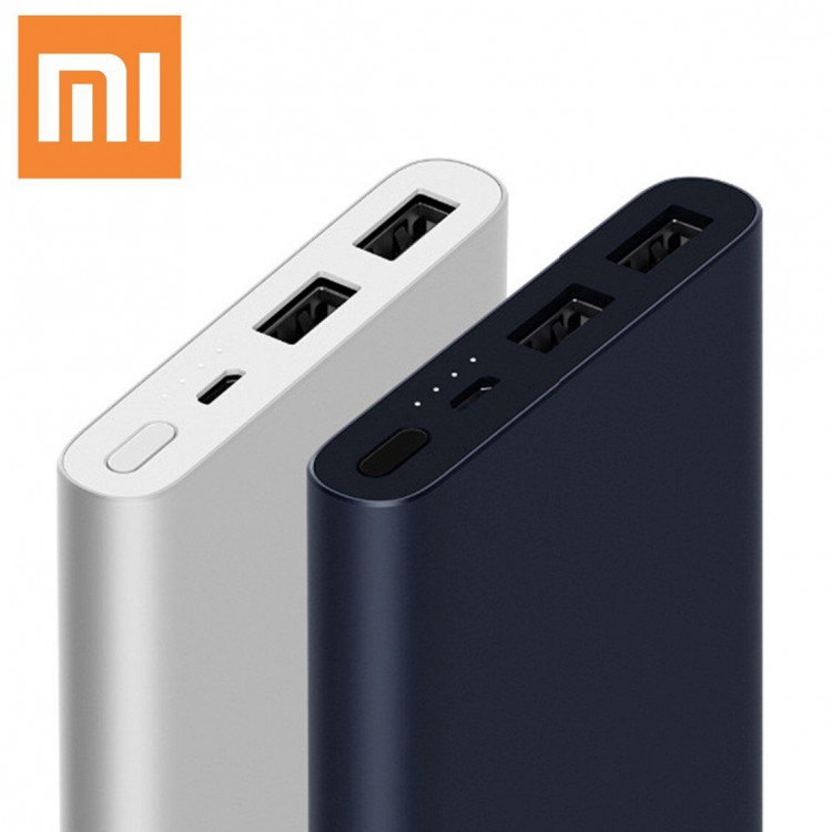 Внешний аккумулятор Power Bank Xiaomi Mi Power 2 10000 mAh (серебряный)