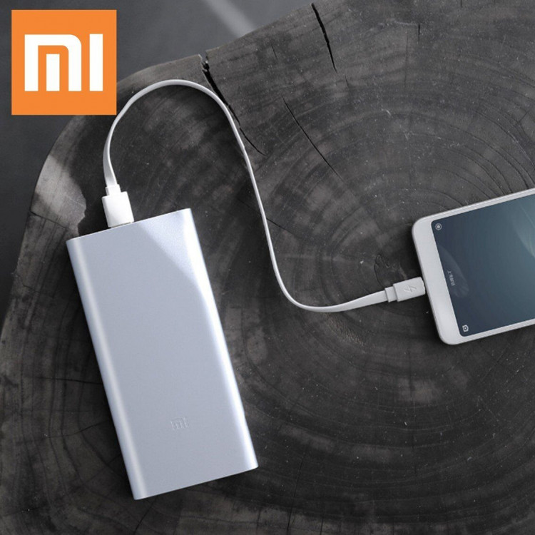 Внешний аккумулятор Power Bank Xiaomi Mi Power 2 10000 mAh (серебряный)
