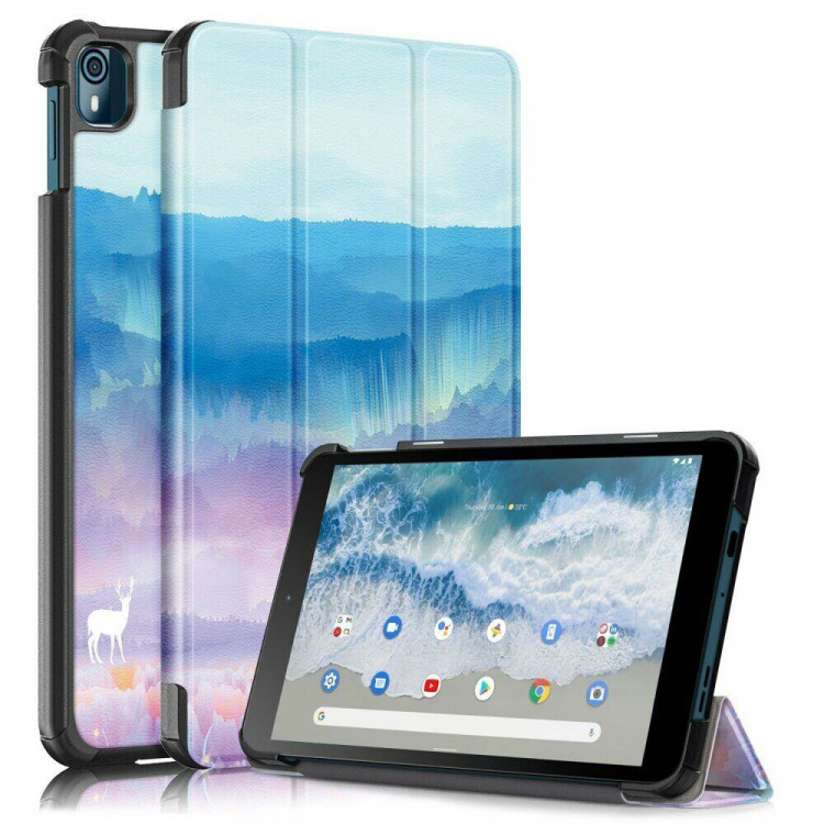 Чехол Smart Case для Nokia T10 (Dream Deer)