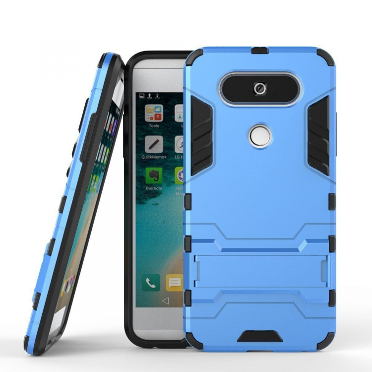 Чехол Duty Armor для LG Q8 (голубой)