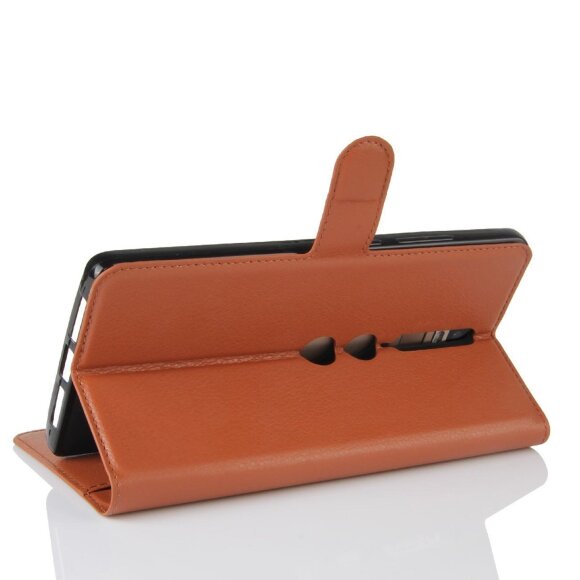 Чехол с визитницей для Lenovo Phab 2 Pro (коричневый)