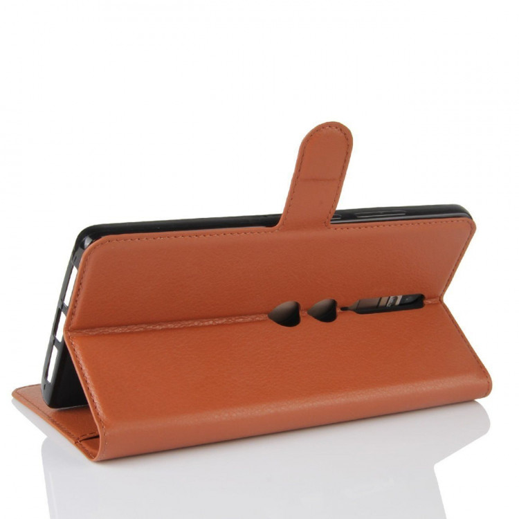 Чехол с визитницей для Lenovo Phab 2 Pro (коричневый)