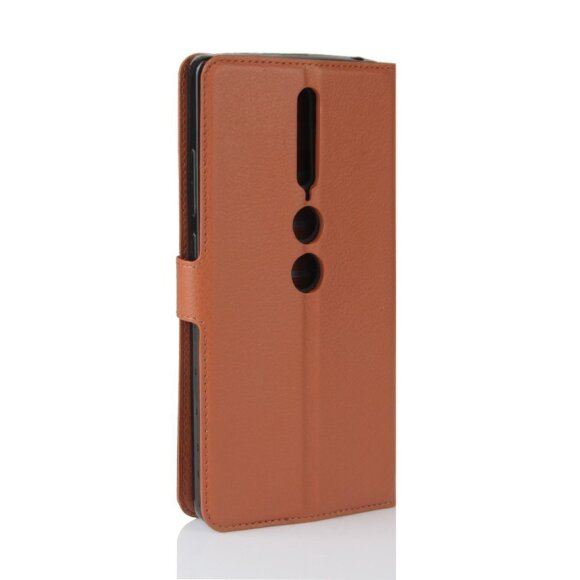 Чехол с визитницей для Lenovo Phab 2 Pro (коричневый)