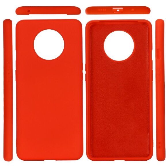 Силиконовый чехол Mobile Shell для OnePlus 7T (красный)