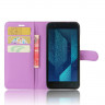 Чехол с визитницей для HTC One X10 (фиолетовый)