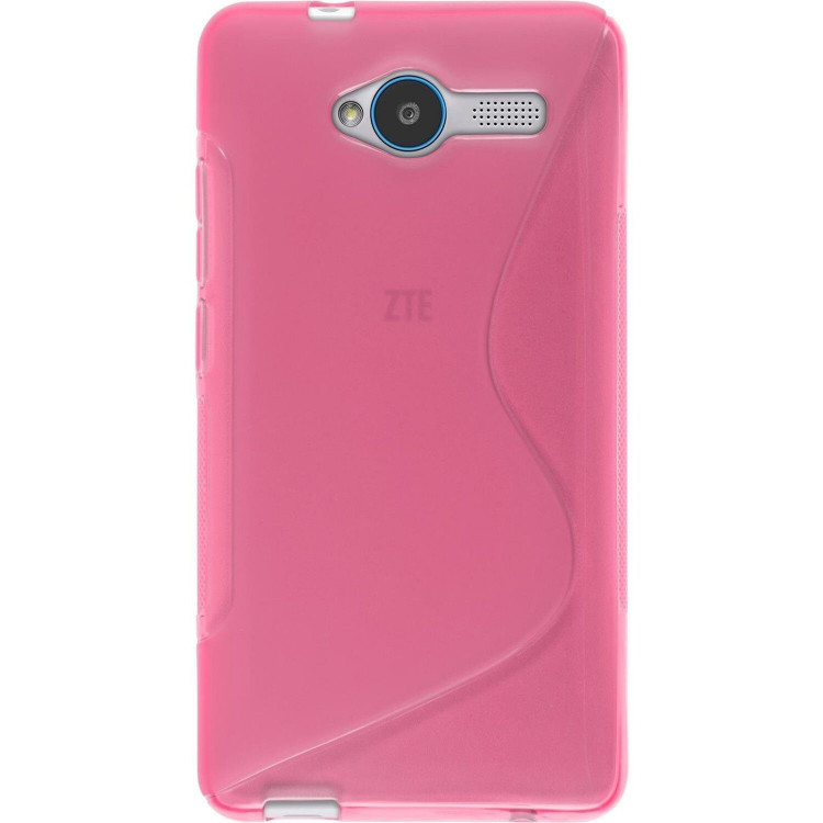 Нескользящий чехол для ZTE Blade L3 (розовый)