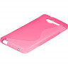 Нескользящий чехол для ZTE Blade L3 (розовый)