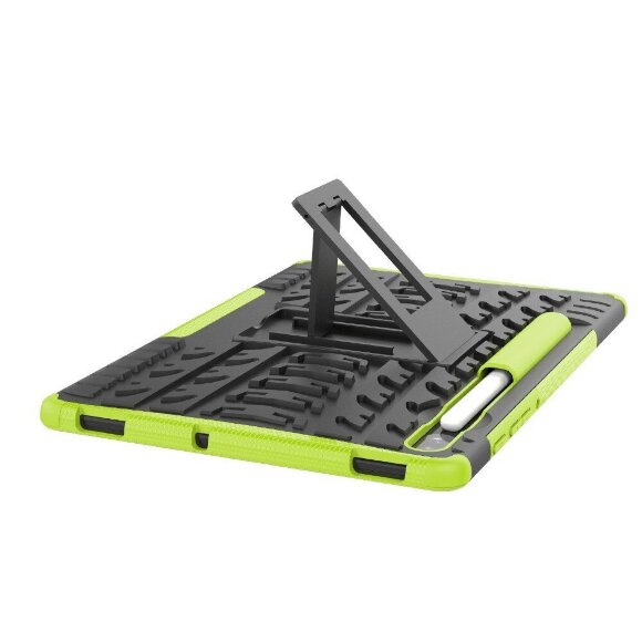 Чехол Hybrid Armor для Samsung Galaxy Tab S6 SM-T860 / SM-T865 (черный + зеленый) Чехол Hybrid Armor для Samsung Galaxy Tab S6 SM-T860 / SM-T865 (черный + зеленый)